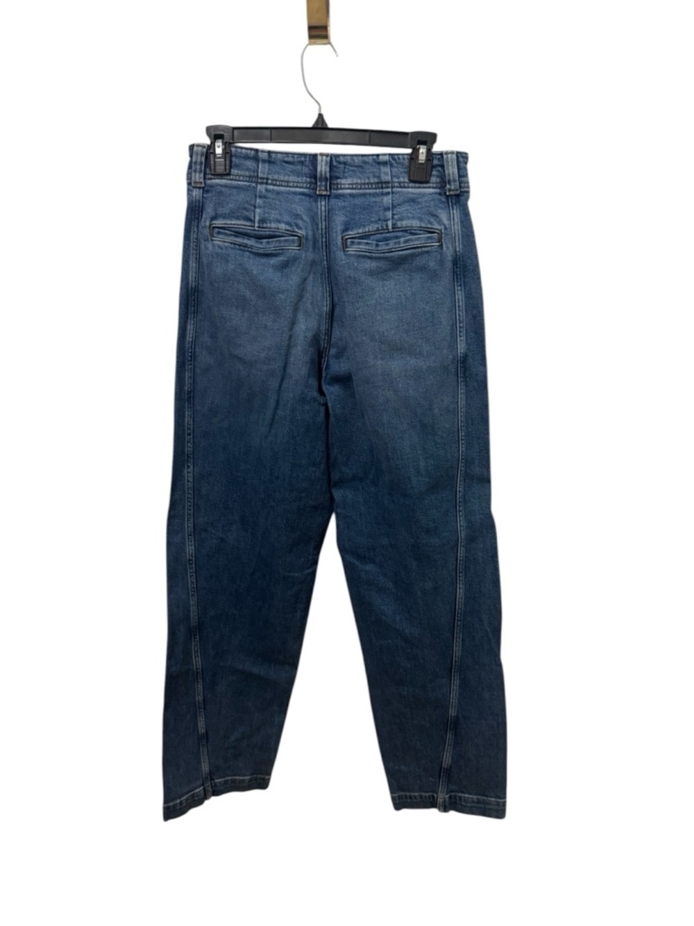 Madewell Curvy Tapered Denim Trousers Size 27 - Picture 3 of 5